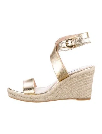 Pre-owned Stuart Weitzman Leather Espadrilles