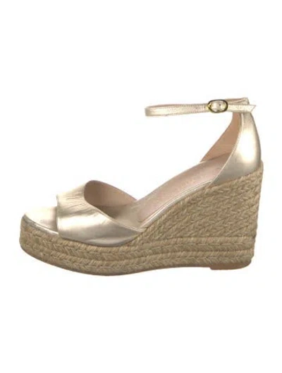 Pre-owned Stuart Weitzman Leather Espadrilles