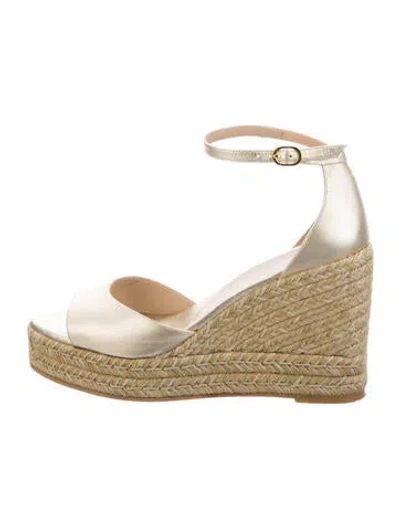 Pre-owned Stuart Weitzman Leather Espadrilles