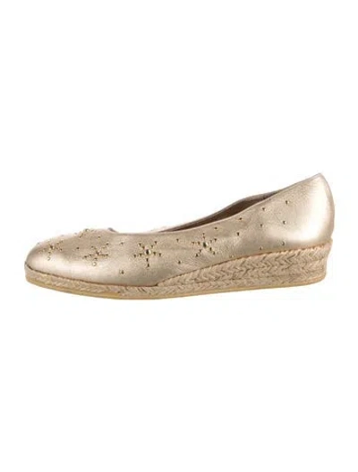Pre-owned Stuart Weitzman Leather Espadrilles In Neutrals