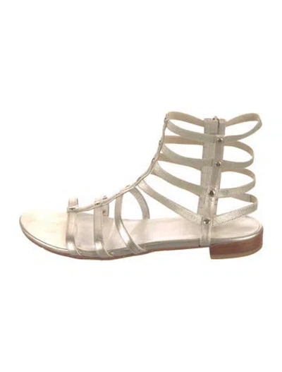 Pre-owned Stuart Weitzman Leather Gladiator Sandals