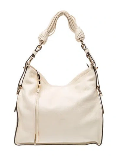 Pre-owned Stuart Weitzman Leather Hobo In Neutral