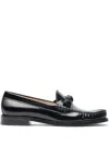 Stuart Weitzman Lottie Bow Loafer In Black