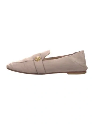 Pre-owned Stuart Weitzman Leather Loafers In Pink