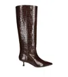 Stuart Weitzman 50mm Naomi Boots In Brown