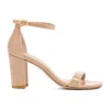 Stuart Weitzman 75mm Nudist Sandals In Beige