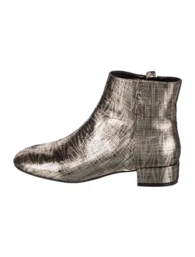 Pre-owned Stuart Weitzman Leather Patterned Boots