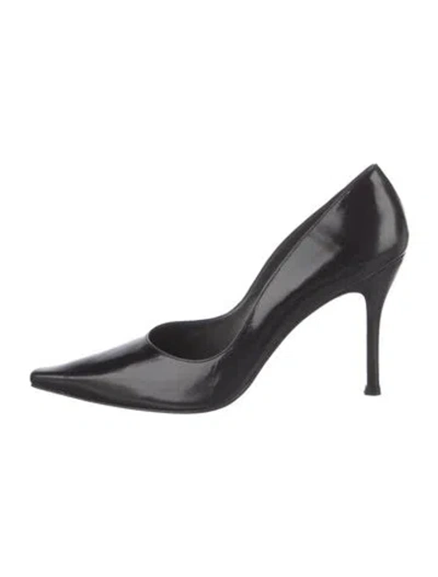 Pre-owned Stuart Weitzman Leather Pumps In Black
