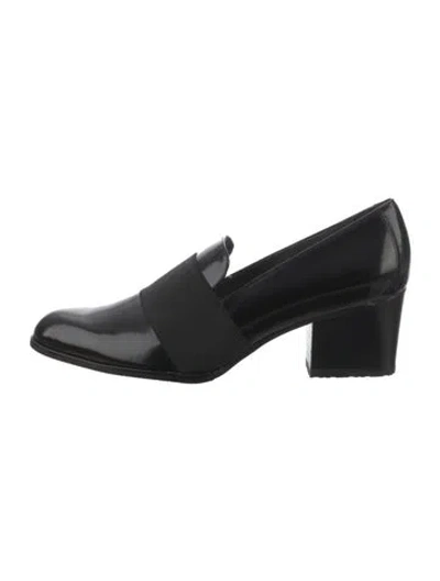 Pre-owned Stuart Weitzman Leather Pumps In Black