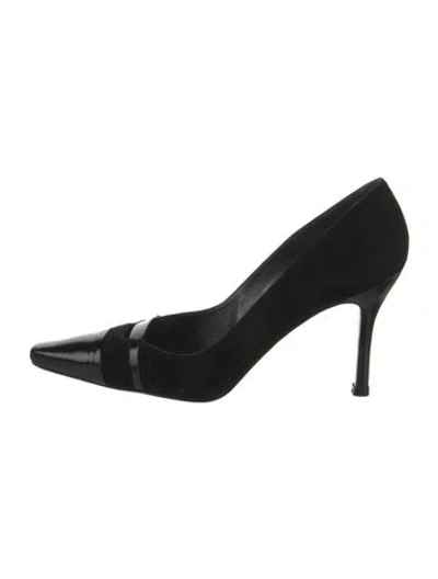 Pre-owned Stuart Weitzman Leather Pumps In Black