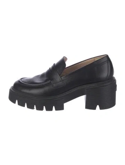 Pre-owned Stuart Weitzman Leather Pumps In Black