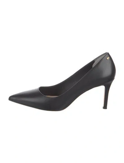 Pre-owned Stuart Weitzman Leather Pumps In Black