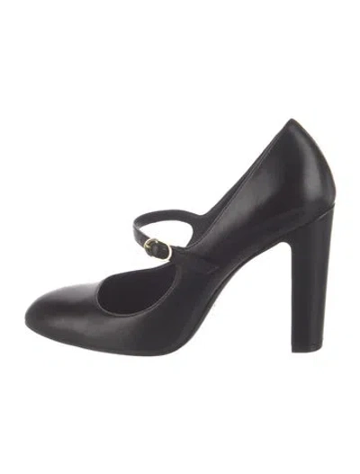 Pre-owned Stuart Weitzman Leather Pumps In Black