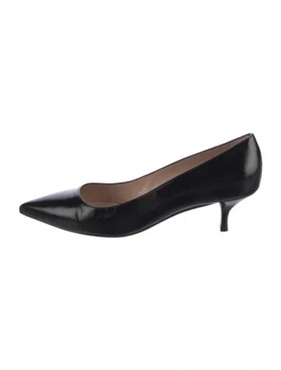Pre-owned Stuart Weitzman Leather Pumps In Blue