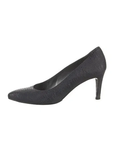 Pre-owned Stuart Weitzman Leather Pumps In Blue