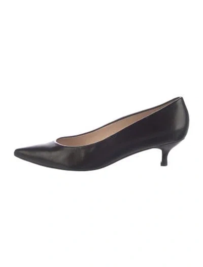 Pre-owned Stuart Weitzman Leather Pumps In Blue