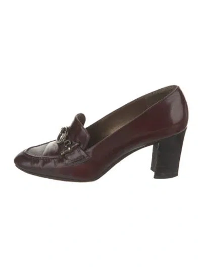 Pre-owned Stuart Weitzman Leather Pumps In Brown