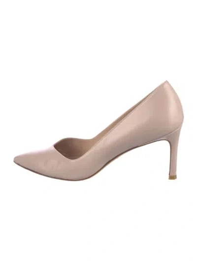 Pre-owned Stuart Weitzman Leather Pumps In Pink