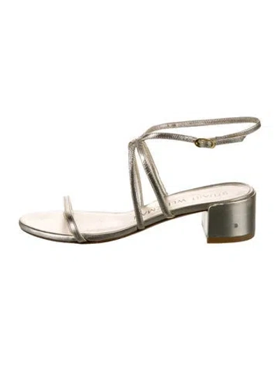 Pre-owned Stuart Weitzman Leather Sandals