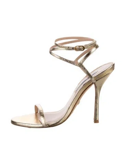 Pre-owned Stuart Weitzman Leather Sandals