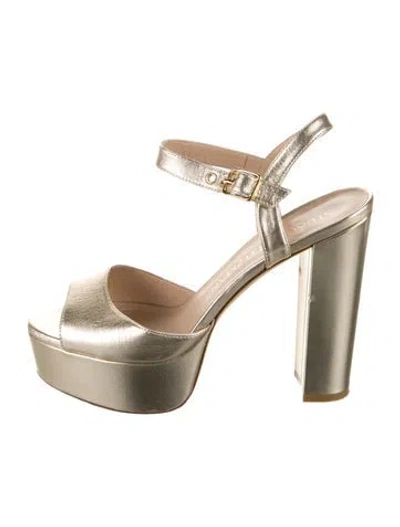Pre-owned Stuart Weitzman Leather Sandals