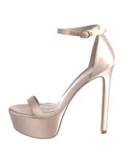 Pre-owned Stuart Weitzman Leather Sandals In Multi
