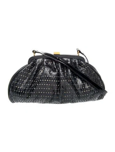 Pre-owned Stuart Weitzman Leather Shoulder Bag In Black