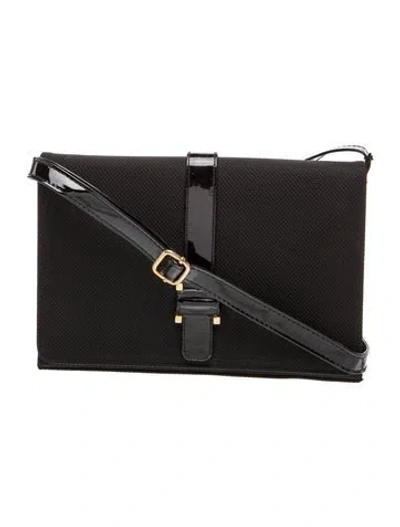 Pre-owned Stuart Weitzman Leather Shoulder Bag In Black