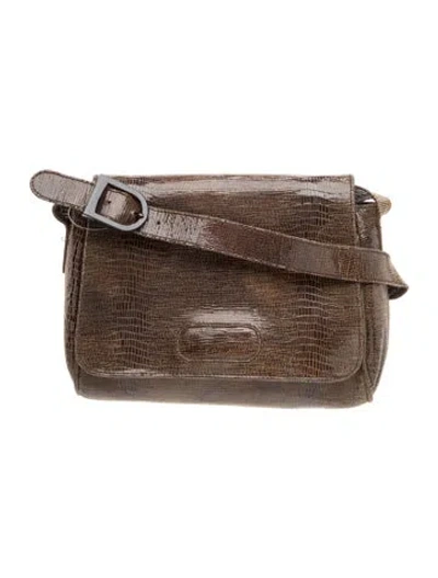 Pre-owned Stuart Weitzman Leather Shoulder Bag In Brown