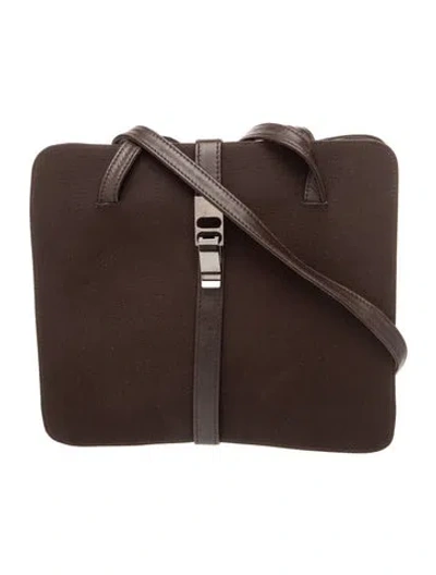 Pre-owned Stuart Weitzman Leather Shoulder Bag In Brown