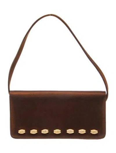Pre-owned Stuart Weitzman Leather Shoulder Bag In Brown