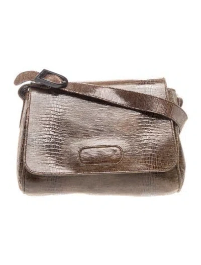 Pre-owned Stuart Weitzman Leather Shoulder Bag In Brown