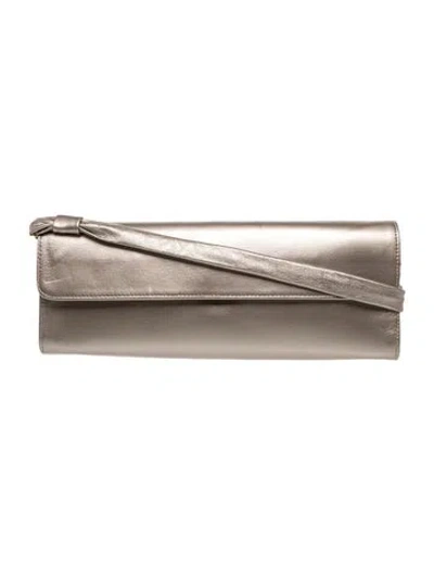 Pre-owned Stuart Weitzman Leather Shoulder Bag In Neutral