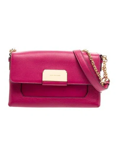 Pre-owned Stuart Weitzman Leather Shoulder Bag In Pink