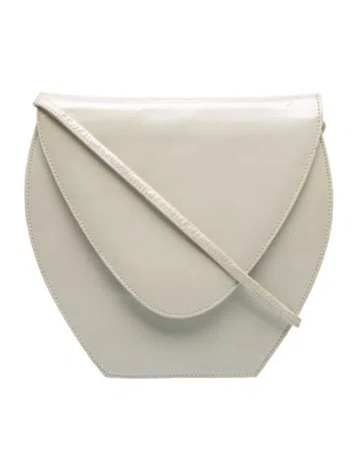Pre-owned Stuart Weitzman Leather Shoulder Bag Vintage In Neutral