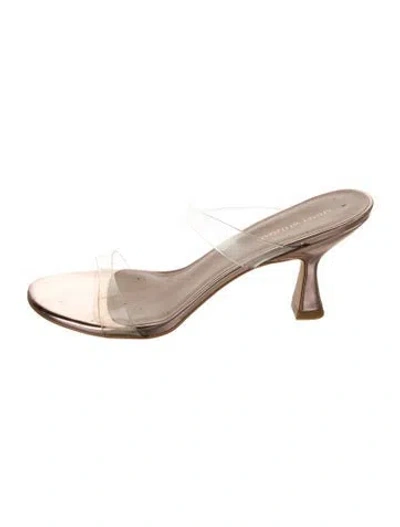 Pre-owned Stuart Weitzman Leather Slides