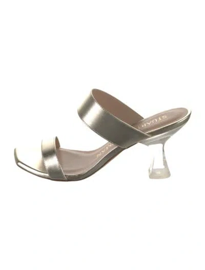 Pre-owned Stuart Weitzman Leather Slides