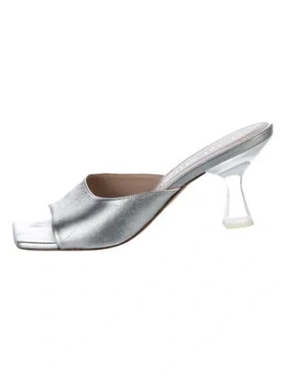 Pre-owned Stuart Weitzman Leather Slides