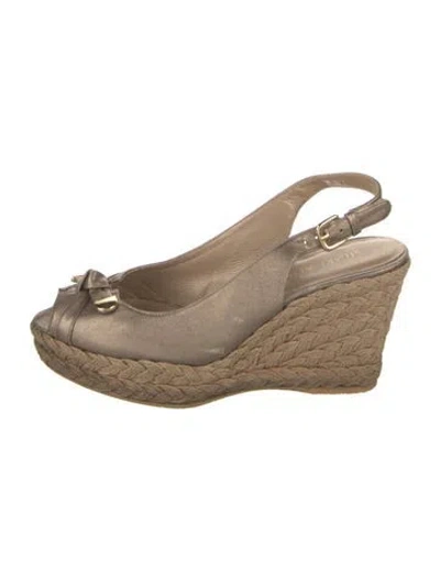 Pre-owned Stuart Weitzman Leather Slingback Pumps