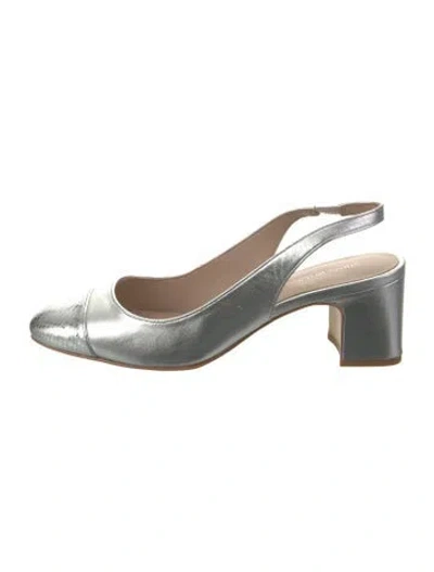 Pre-owned Stuart Weitzman Leather Slingback Pumps