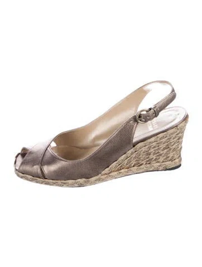 Pre-owned Stuart Weitzman Leather Slingback Pumps