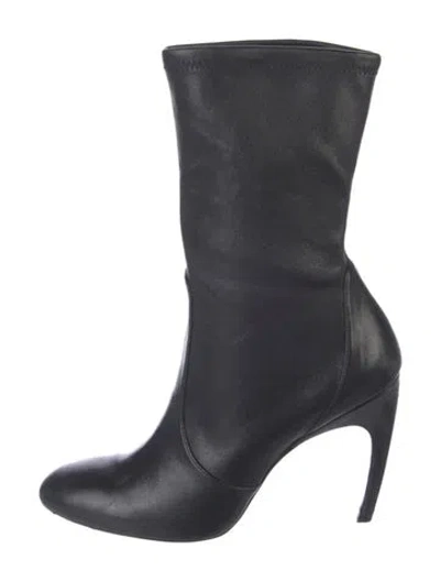 Pre-owned Stuart Weitzman Leather Sock Boots In Multi