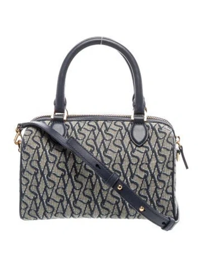 Pre-owned Stuart Weitzman Leather Top Handle Bag In Gray