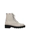Stuart Weitzman Beige Leather Ankle In Beige