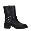 Stuart Weitzman Leather Women's Ankle In Black