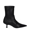 Stuart Weitzman Leather Women's Ankle In Black