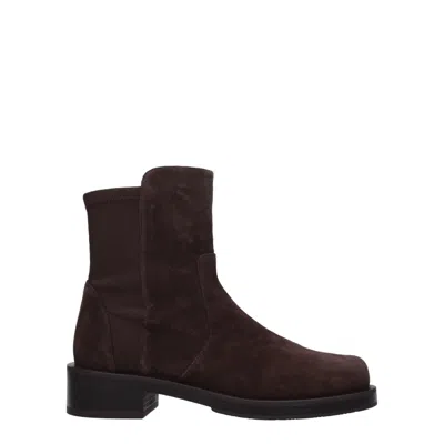 Stuart Weitzman Leather Women's Ankle In Brown