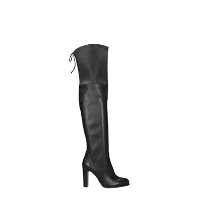 Stuart Weitzman Leather Women's Boot In Black