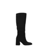 Stuart Weitzman Black Leather Boot In Black
