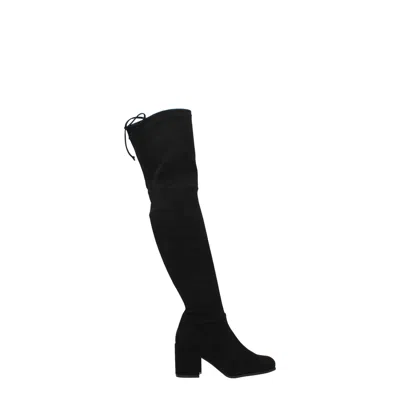 Stuart Weitzman Leather Women's Boot In Black